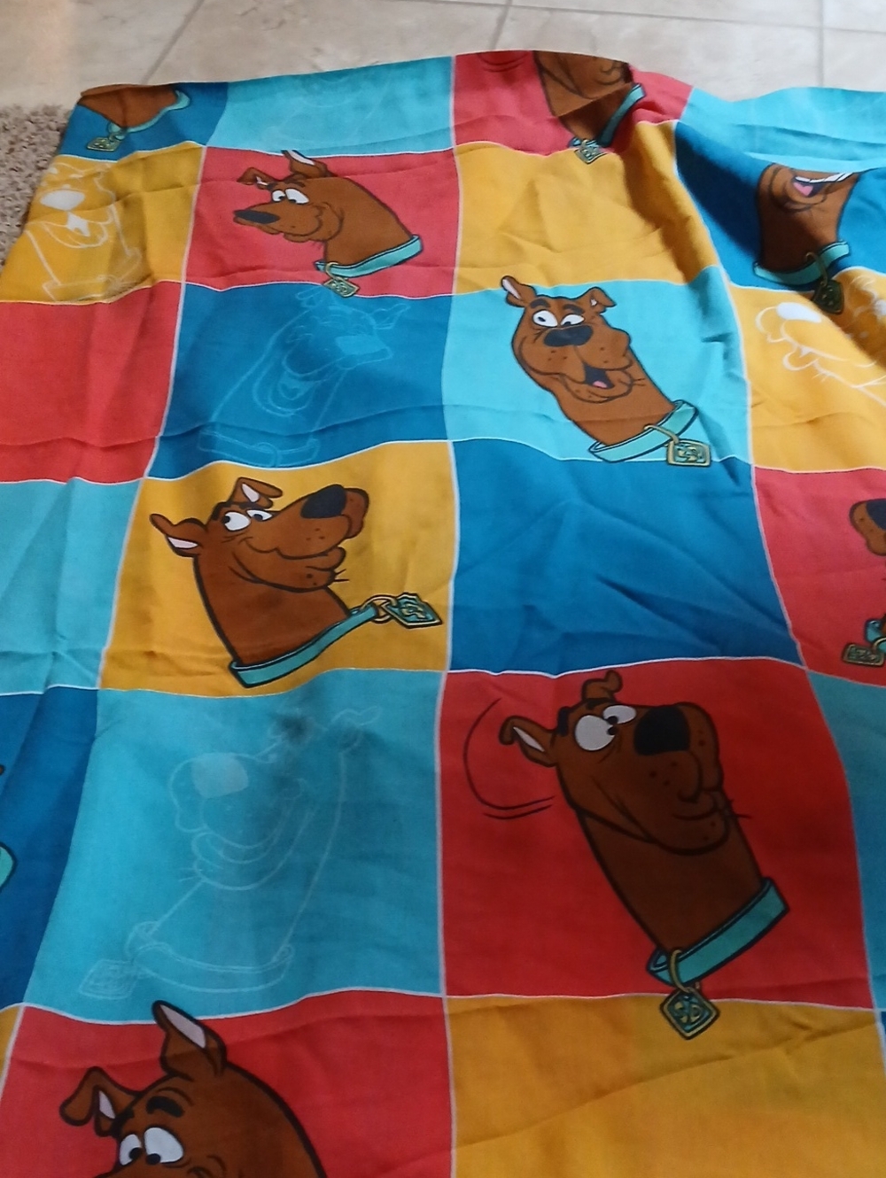 Scooby Doi Twin Flat Sheet